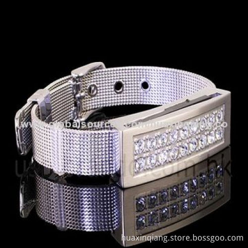 USB Flash Drive, Diamond Bracelet Style, USB2.0, 5-year Warranty